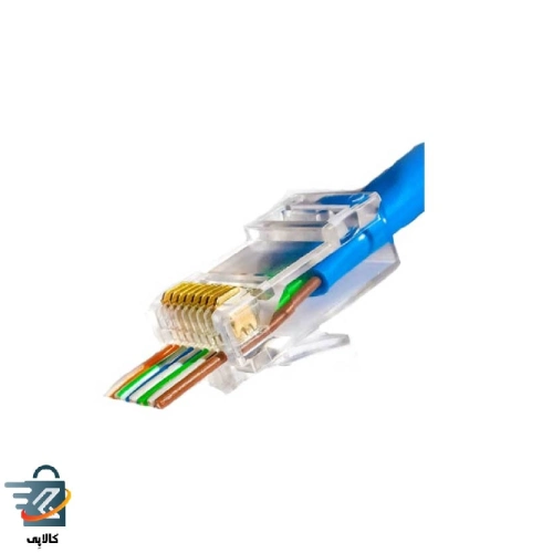 سوکت شبکه میان گذر cat6 UTP (100 عددی)